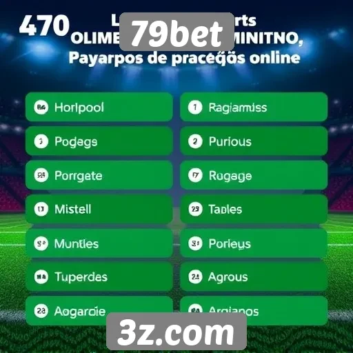 Métodos de pagamento aceitos no 79bet
